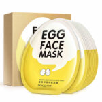 Set of Ten Egg Whitening Face Masks